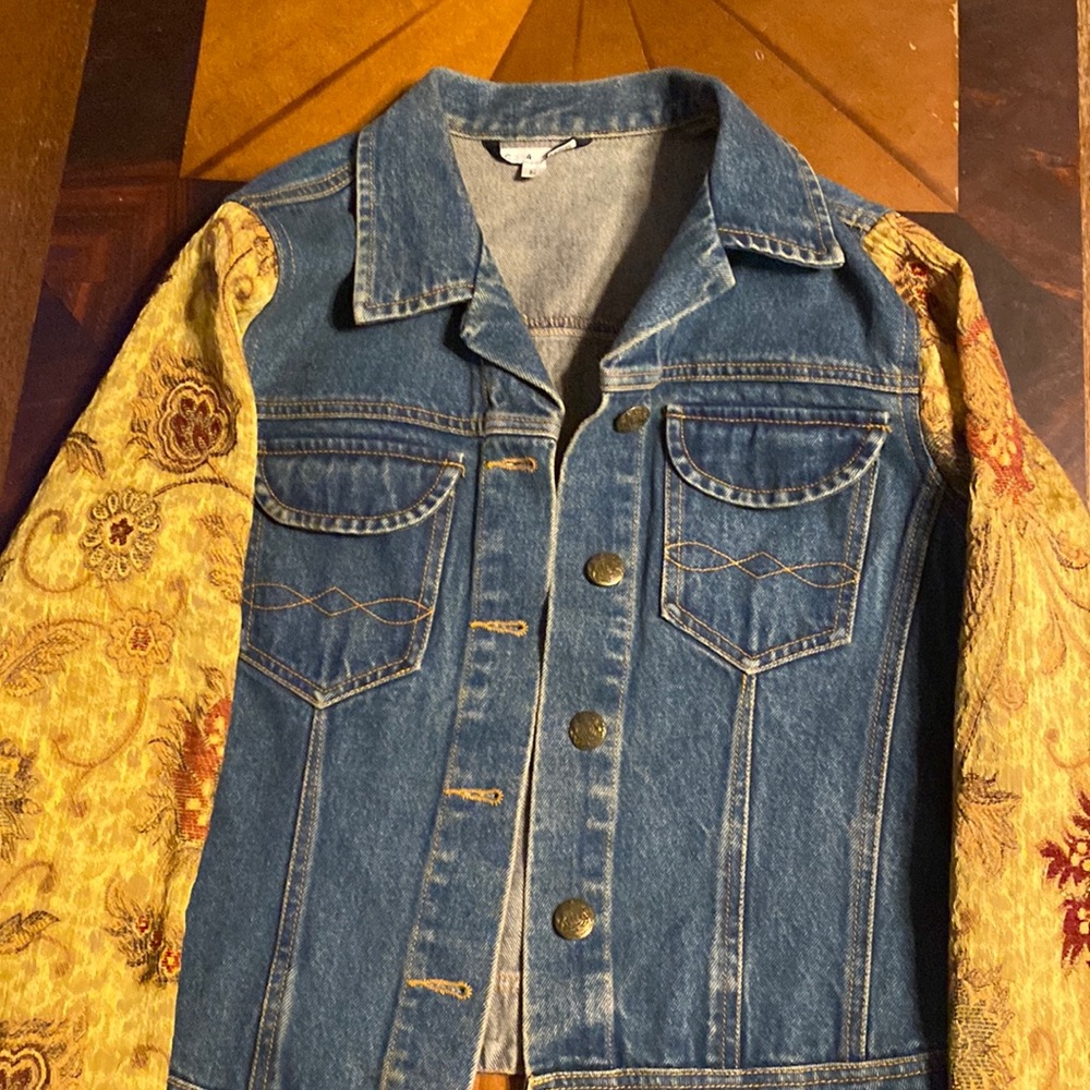 Vintage Cabi Jean/Floral Coat